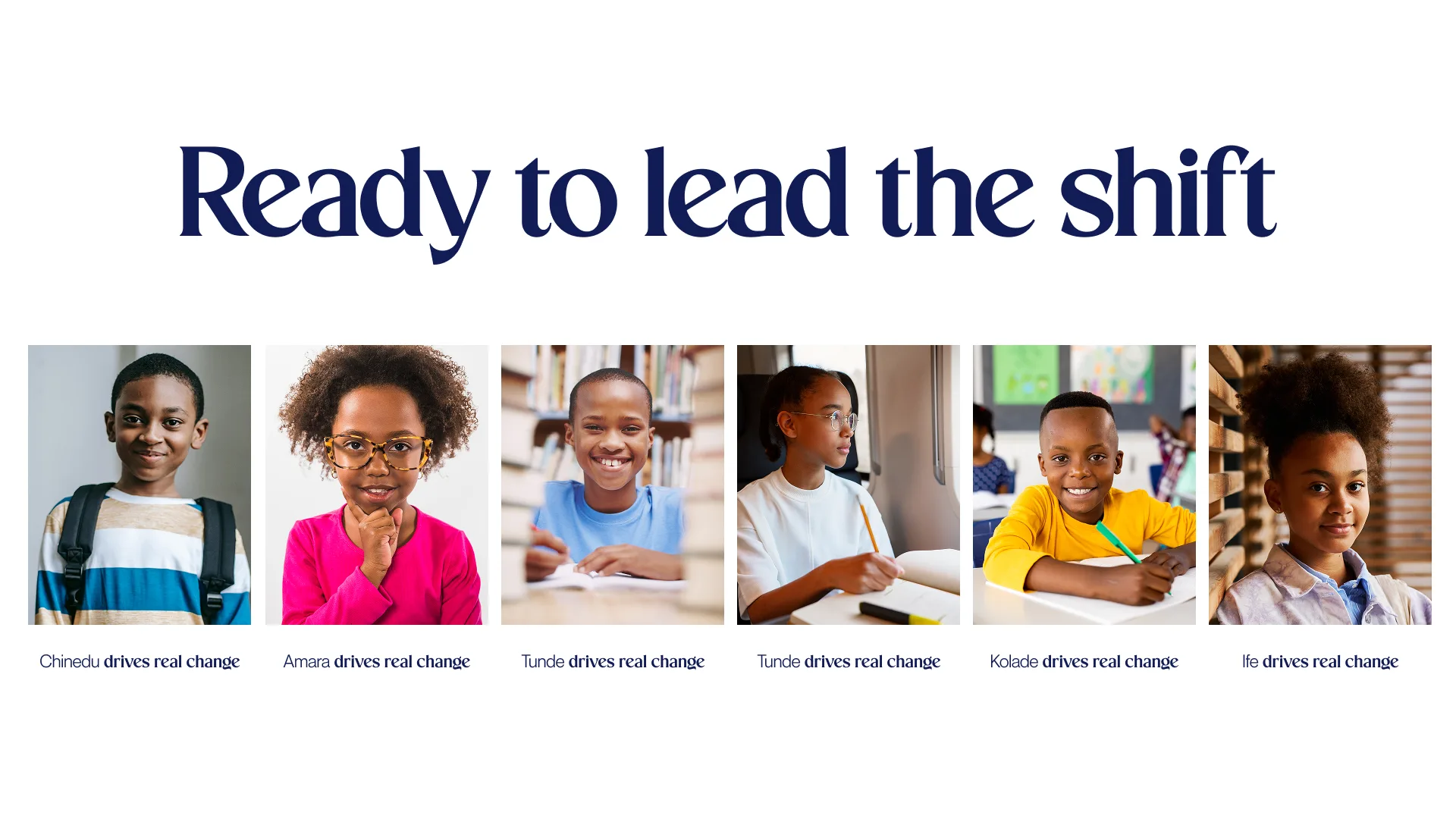 Impact in Leadership Foundation brand presentation slide